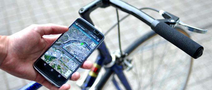 Application GPS pour les vélos