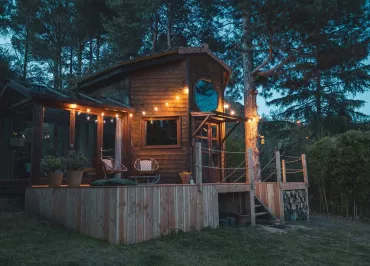 Le Chalet, la nuit