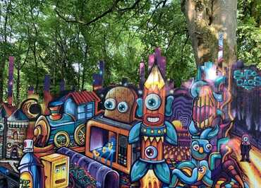 Street Art Parc du château de Candes