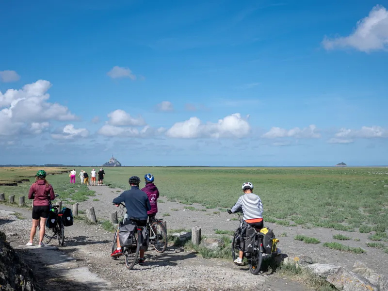 Passage par la Roche Torin - Vue sur la Baie du Mont-Saint-Michel