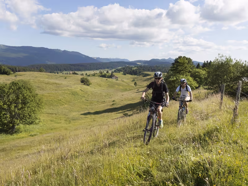 Haut-de-Combe à VTT