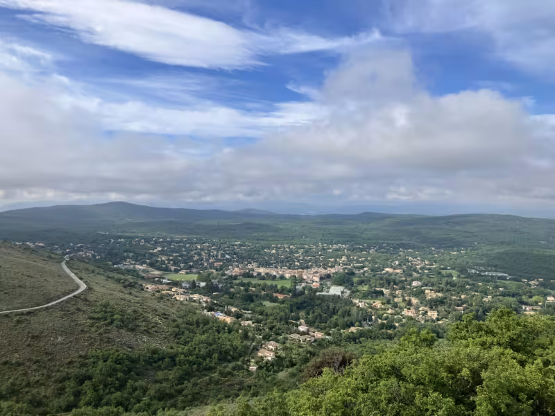 Vue du col de la Lèque