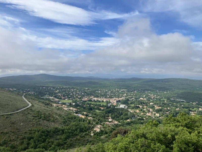 Vue du col de la Lèque