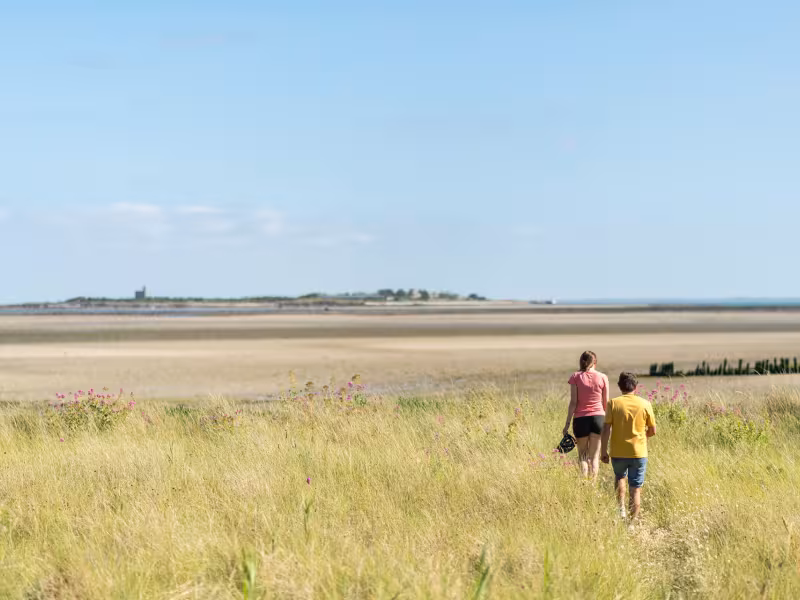 Plage à Saint-Vaast-la-Hougue