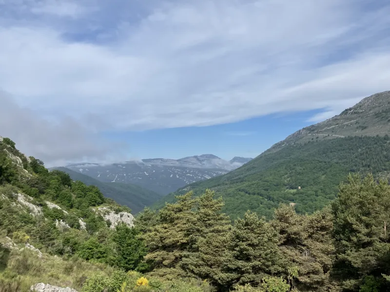 Descente du col du Ferrier