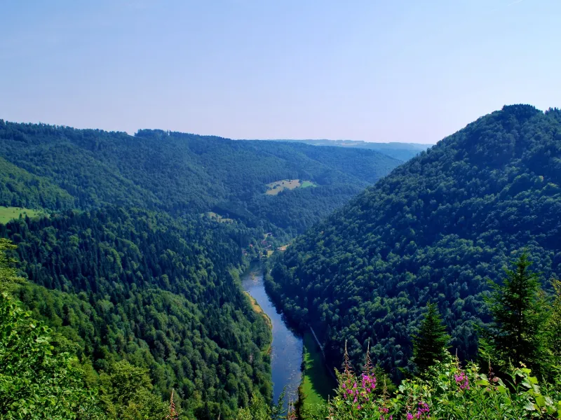Belvédère de Fougères sur la GTJ à VTT