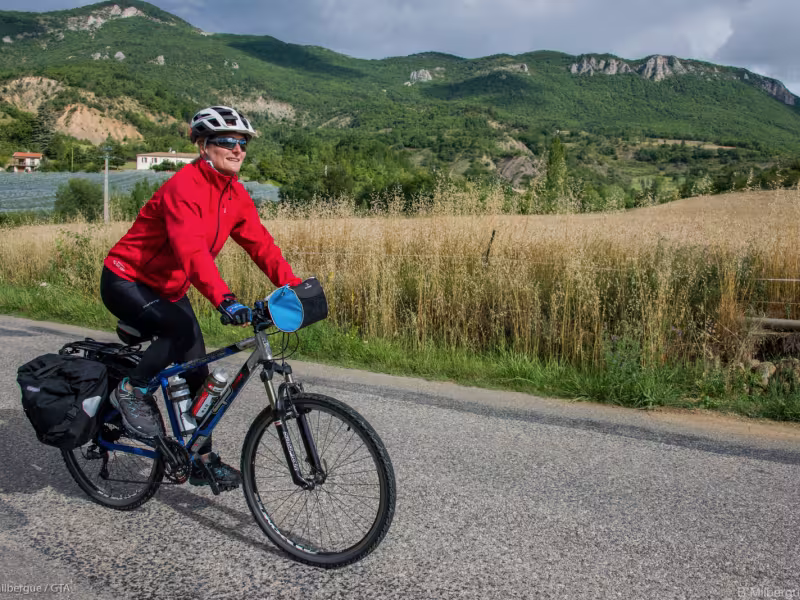 A vélo dans la vallée du Buech 