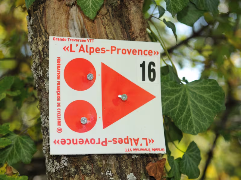 Panneau Grande Traversée L'Alpes-Provence