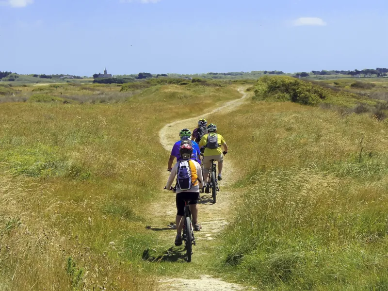 Arrivée à la chappelle Tronoën
