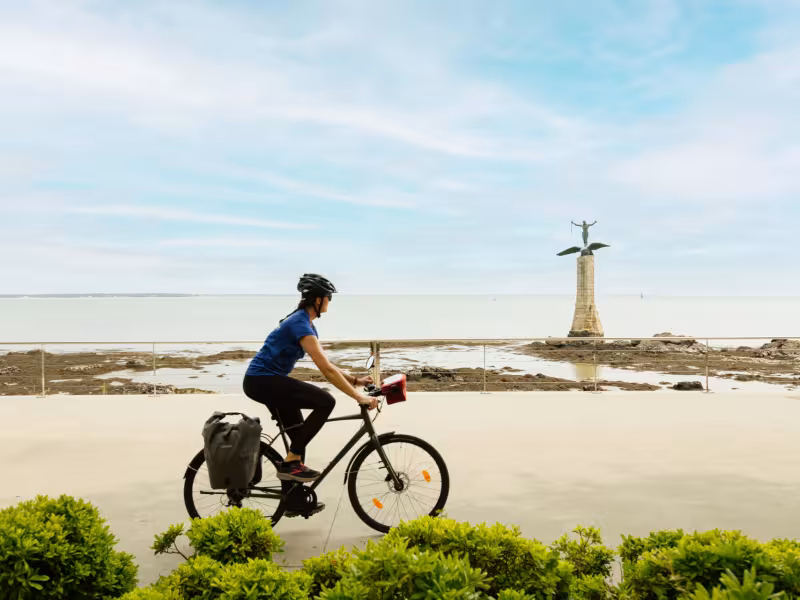 Balade à vélo sur le front de mer - Saint-Nazaire