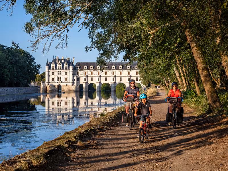 Bords du Cher au château de Chenonceau