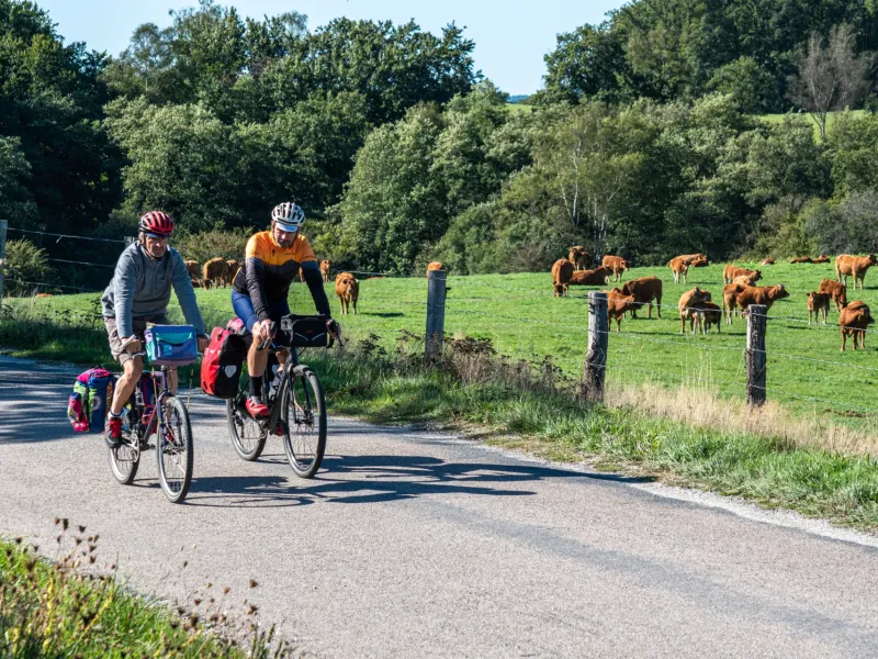 Tour de Creuse à vélo autour de Bourganeuf