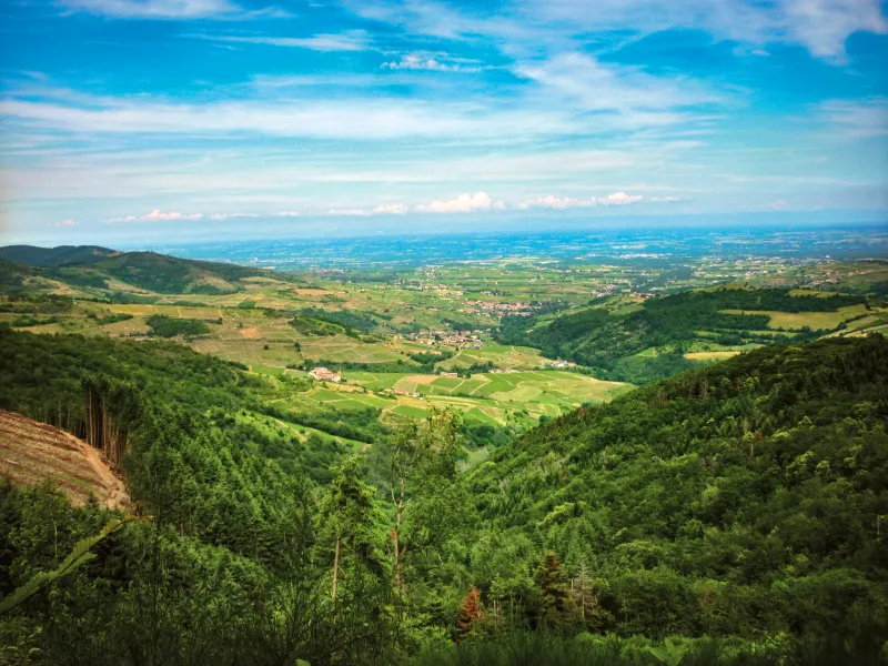 Sous le col de la Croix de Montmain - GTR VTT