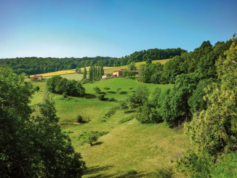 Ferme isolée dans les Monts du Lyonnais