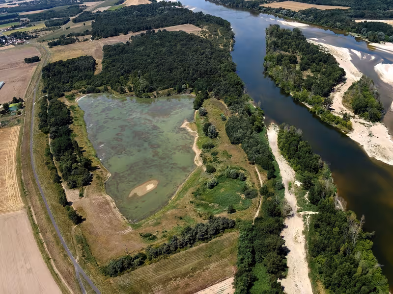 Site de Courpain vue du ciel