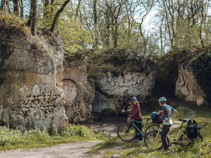 Pierre de Crazannes et Lapidiales sur La Flow Vélo