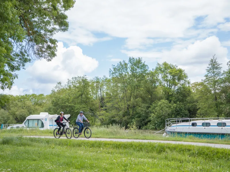Sireuil à vélo