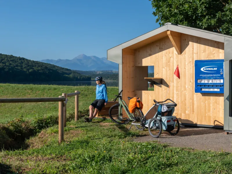 Aire de service vélo sur La Vélosud
