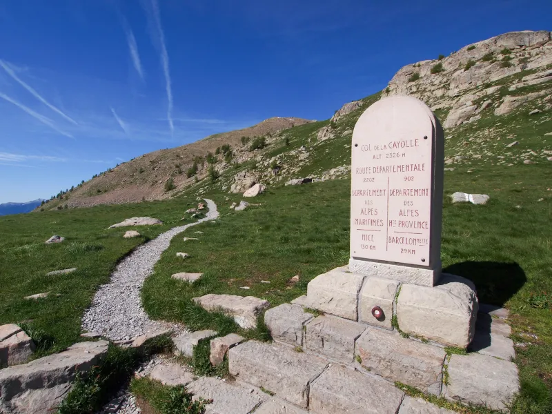 Le Col de la Cayolle, départ de randonnées vers le Parc National du Mercantour