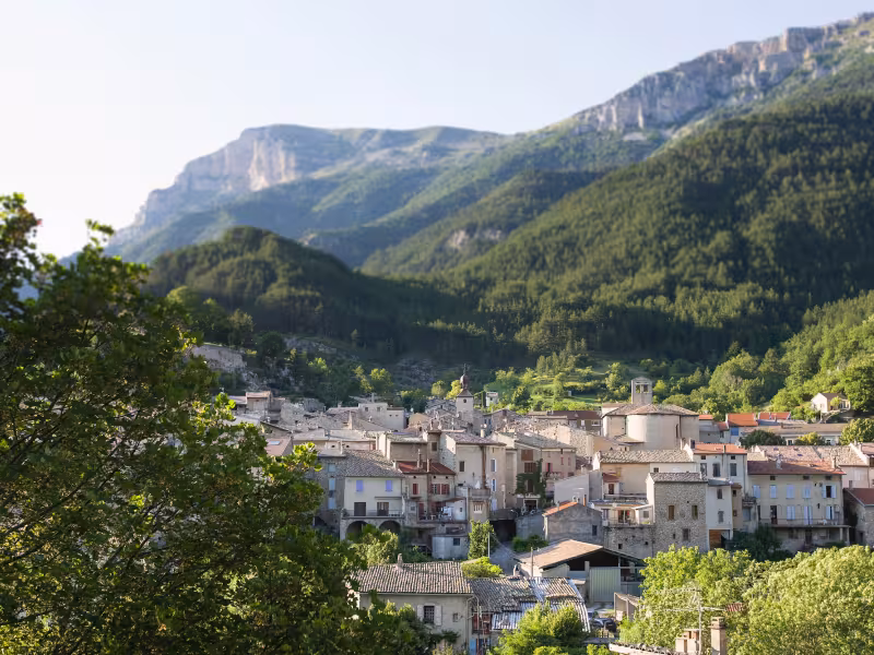 Le village de Chatillon-en-Diois