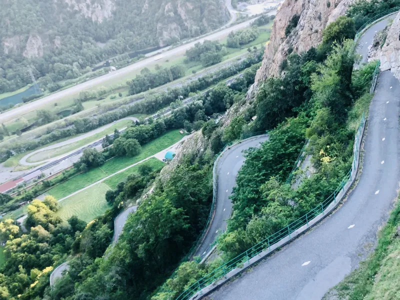 Les Lacets de Montvernier un must à monter comme à descendre