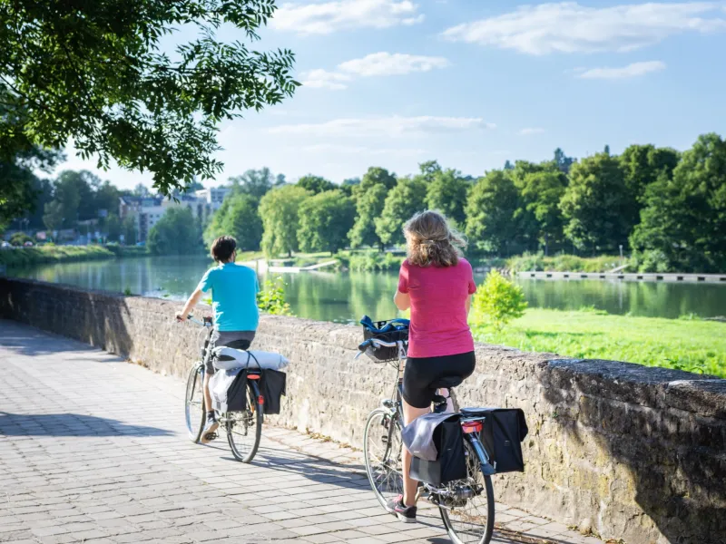 La Meuse à vélo vers Charleville-Mézières