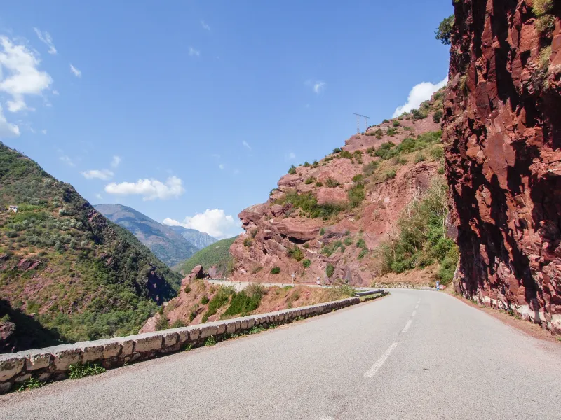 Roches colorées des gorges des Alpes-Maritimes