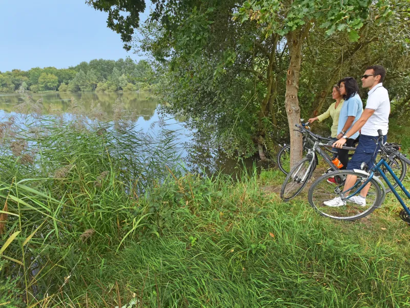 Balade à vélo à l'étang du Ruet