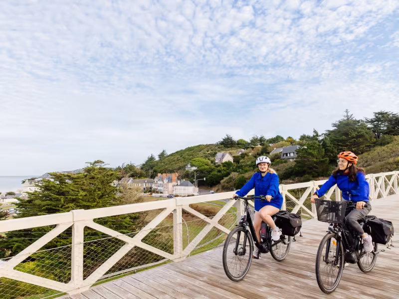 Viaduc de Caroual à vélo