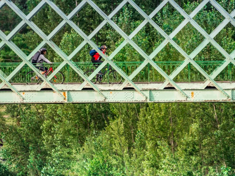 Le pont métalique de Dallet