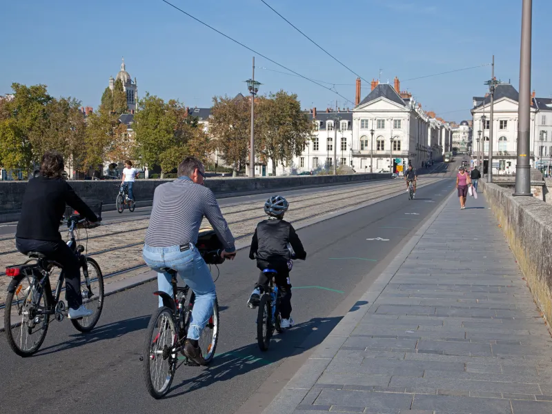 Arrivée à Orléans à vélo - La Loire à vélo