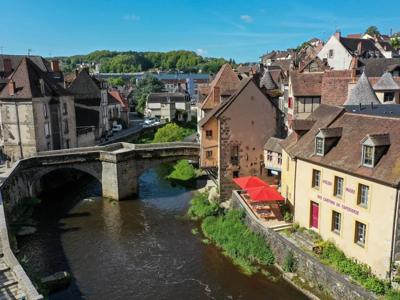 Aubusson quartier de la Terrade