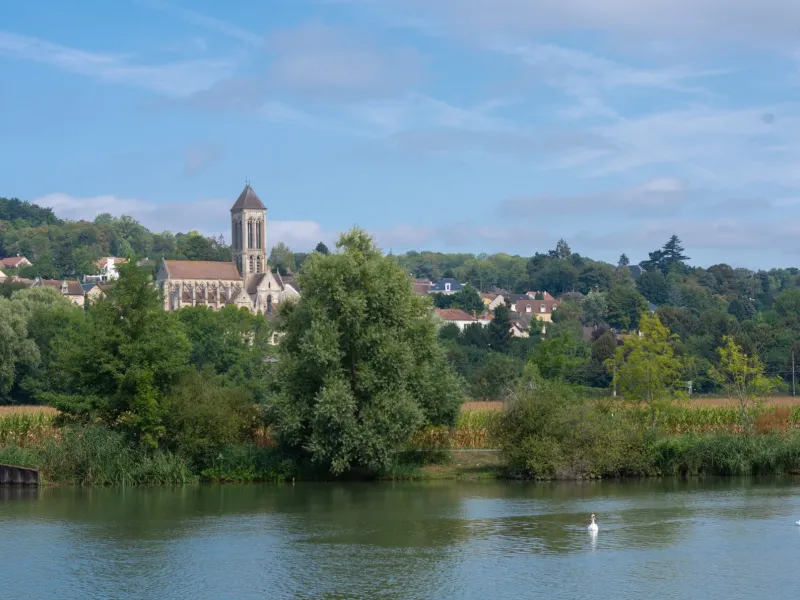 Vue sur-Champagne-sur-Oise depuis L'Isle-Adam