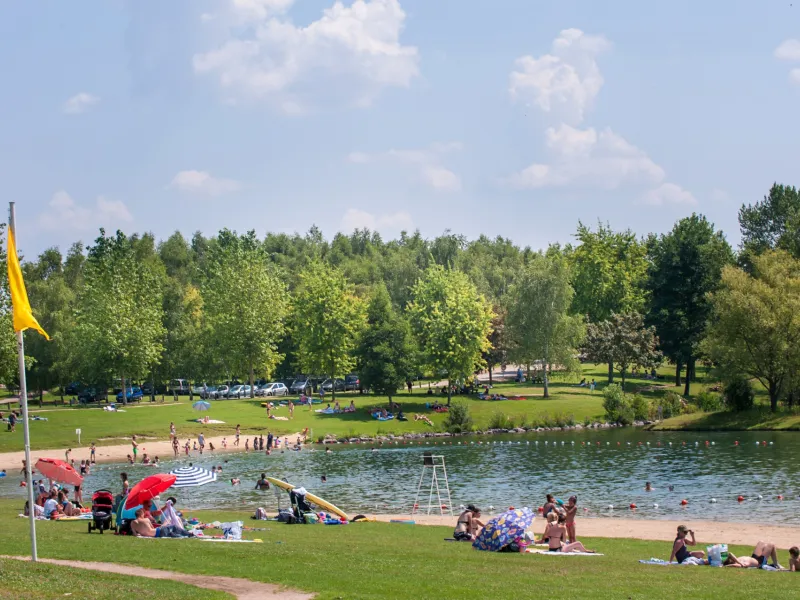 Baignade à Léry-Poses