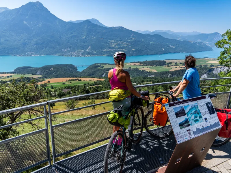 Belvédère à Saint-Appolinaire - La Durance à vélo