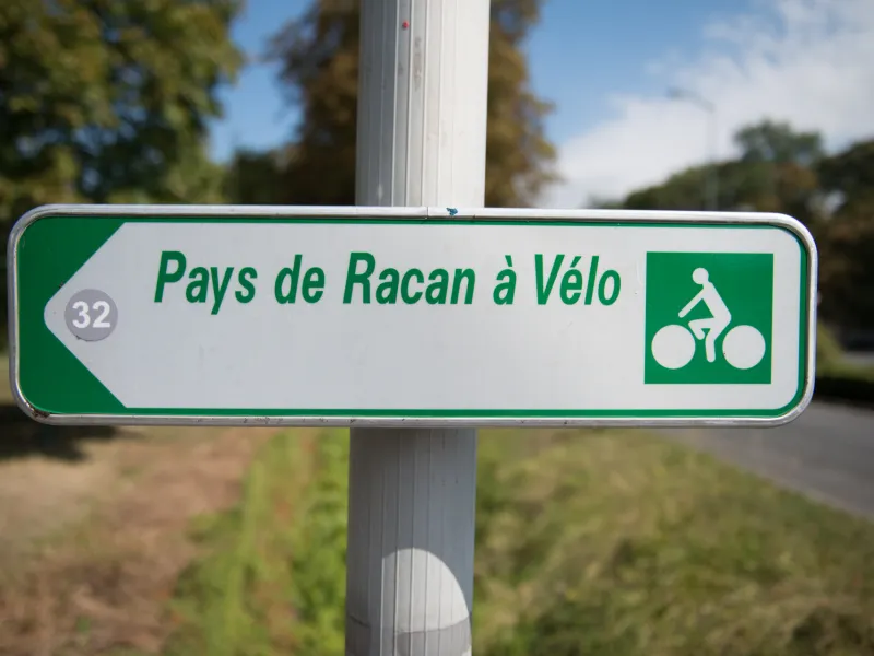 Balisage de la boucle n°32 Pays de Racan à vélo