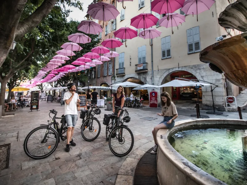 Découverte du centre historique de Grasse à vélo
