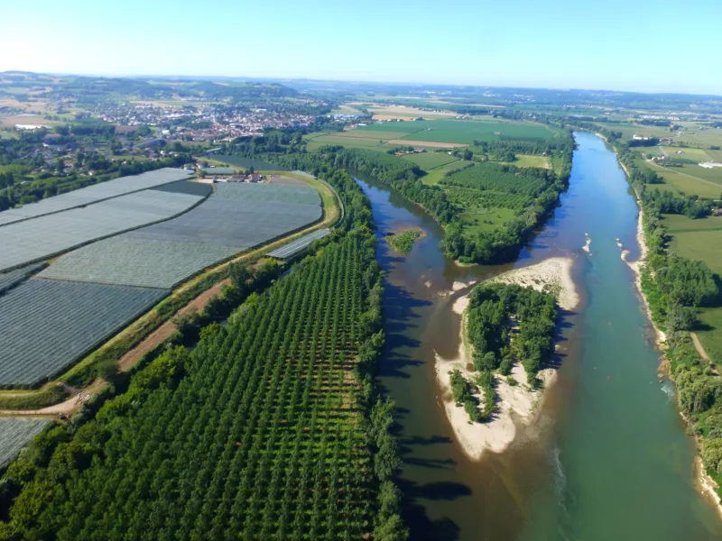 Confluence Lot et Garonne - Vallée du Lot à vélo