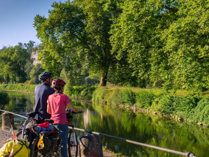 Itinérants contemplatifs sur l'EuroVelo 6