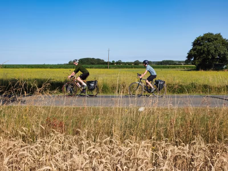 Duo de cyclistes