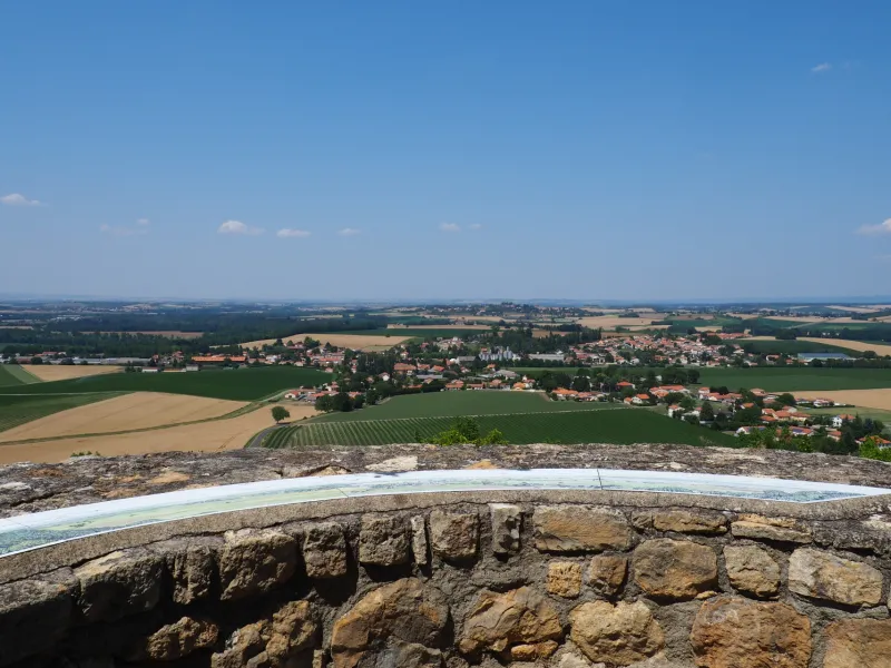 Point de vue depuis l'église de Vertaizon