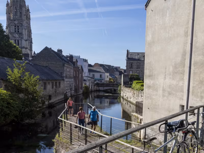 Pause à Harfleur
