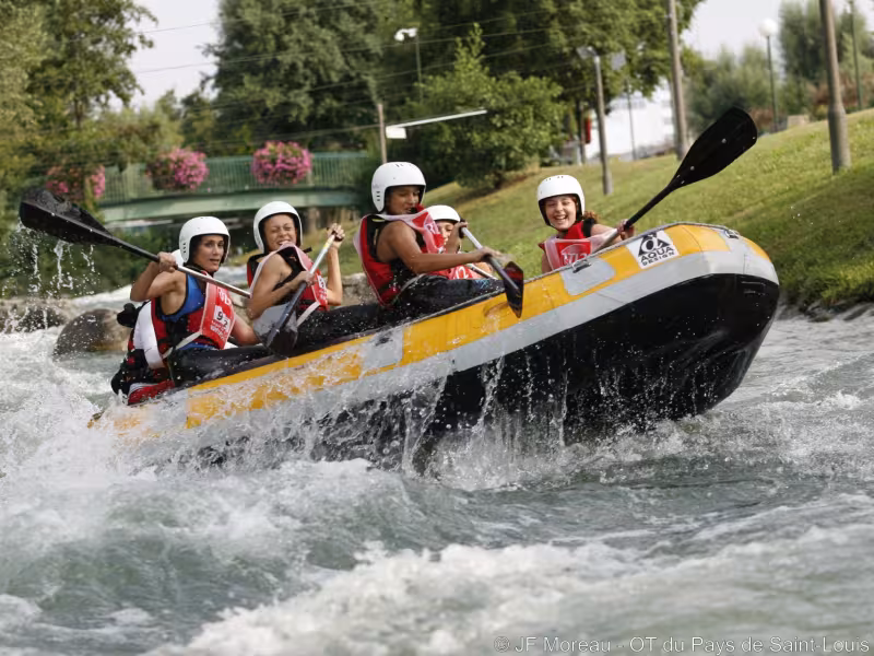 Rafting au parc des eaux vives à Huningue