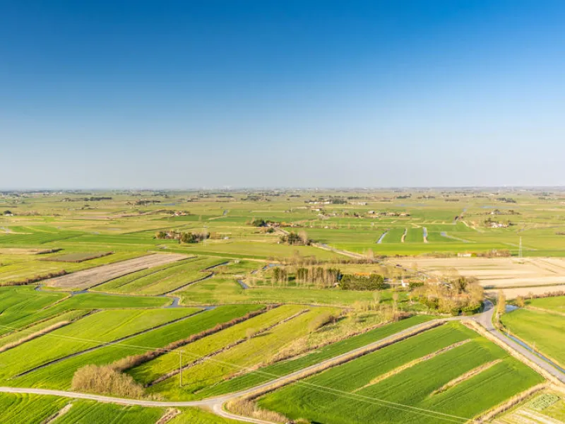 Vue panoramique depuis le château d'eau de Kulmino