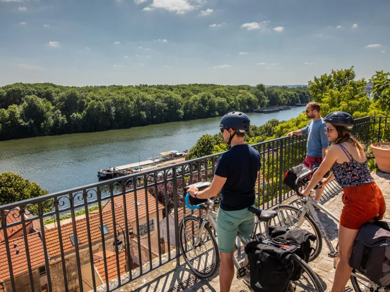 Panorama sur la Seine à Conflans-Sainte-Honorine