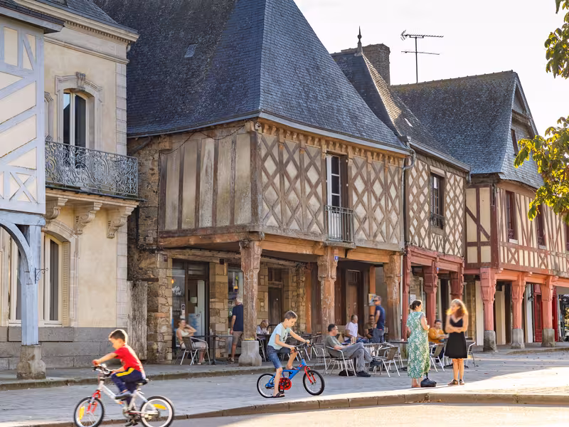 Maisons à pans de bois à La Guerche de Bretagne
