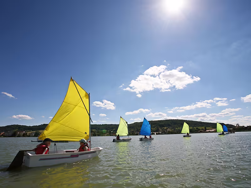 Optimistes sur le lac de Vaivre à Vesoul