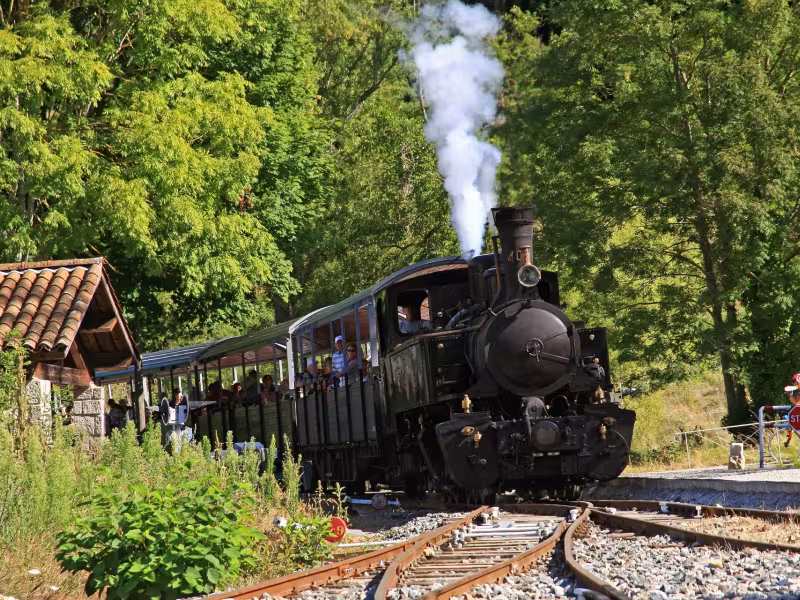 Le train de l'Ardèche à Lamastre