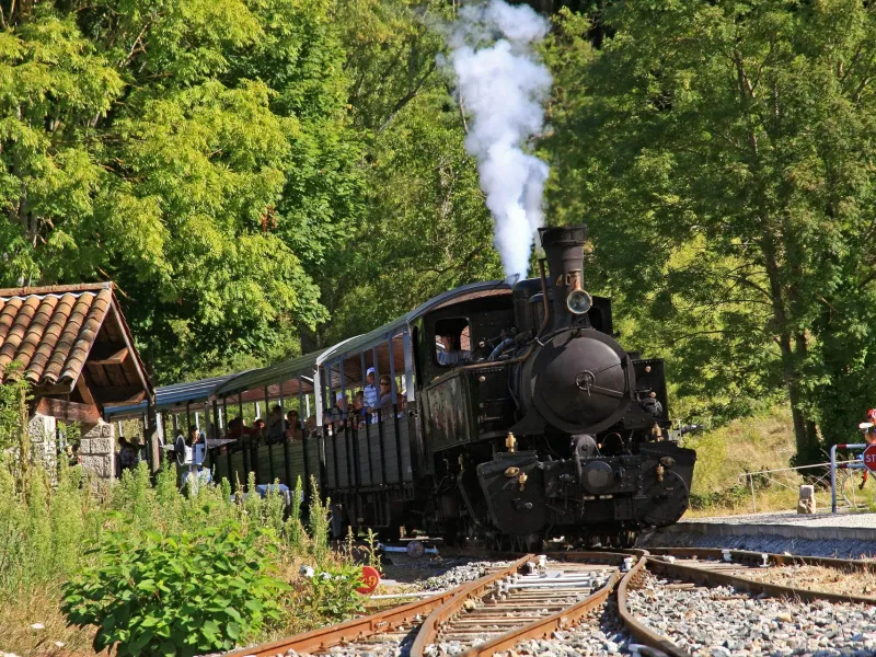 Le train de l'Ardèche à Lamastre