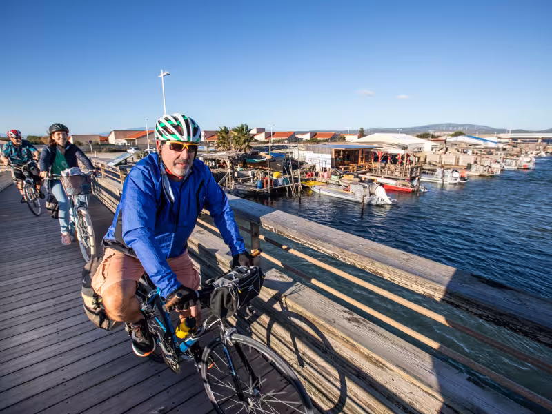 Leucate à vélo